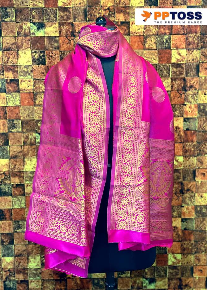 Pptoss Banarasi SIlk Dupatta 5 Festive Wear Banarasi Silk Designer Dupatta Collection